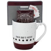 Wholesale - MUG & PLAYING CARD SET for DAD C/P 16, UPC: 840104996119